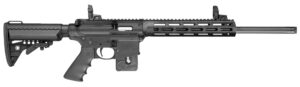 Smith & Wesson 10205 M&P15 Performance Center Sport 22 LR 10+1 18" Threaded Barrel, Vltor Adjustable Stock, Magpul Folding MBUS Sights, Match Grade Precision Barrel,Chamber & Trigger, Hogue Grip, Opt