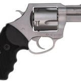 Charter Arms 74530 Bulldog Extra Large 45 Colt (LC), 5 Shot 2.50" Matte Stainless Steel Barrel, Cylinder & Frame w/Black Finger Grooved Rubber Grip
