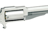 North American Arms 18604 1860 The Earl *CA Compliant 22 WMR 5 Shot 4" Stainless Steel Barrel, Frame & Cylinder, Rosewood Boot Grip, Exposed Hammer