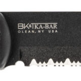 Ka-Bar BK3 Becker Tac Tool 7" Fixed Chisel w/Wire Cutter Part Serrated Black 1095 Cro-Van Blade, Black Ultramid Handle, Includes Sheath