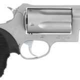 Taurus 2441039TC Judge Public Defender Small Frame 45 Colt (Long Colt)/ 410 Bore 5rd 2" Matte Stainless Steel Barrel, Cylinder & Frame, Black Ribber Grip, Transfer Bar Safety, Exposed Hammer