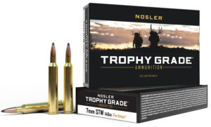 Nosler 60046 Trophy Grade 7mmSTW 140gr Nosler Spitzer Partition 20 Per Box/10 Case