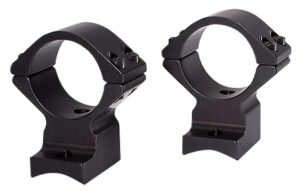 Talley 74X725 Scope Mount/Ring Combo Extended Black Anodized 30mm Tube Savage Round Receiver with AccuTrigger (110 Series/A17/A22) Medium Rings