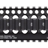 Daniel Defense 0100510001 Omega Rail 7" Carbine Length Style Made of Aluminum with Black Anodized Finish & Picatinny Rail for AR-15