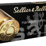 Sellier & Bellot SB45A Handgun 45ACP 230gr Full Metal Jacket 50 Per Box/20 Case