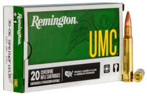 Remington Ammunition 23699 UMC 30-06Springfield 150gr Full Metal Jacket 20 Per Box/10 Case