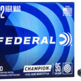 Federal C32HRA Champion Training 32H&R Mag 95gr Lead Semi Wadcutter 20 Per Box/25 Case
