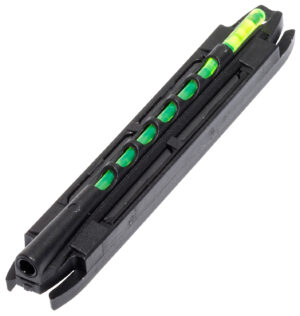 HiViz MGH2007I Magni-Hunter Magnetic Front Sight  Black | Green/Red Fiber Optic