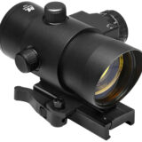 NcStar DLB140R 40mm Red Dot with Red Laser Black Anodized 1 x 3 MOA Red Dot