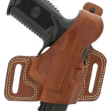 Galco SIL212 Silhouette OWB Tan Leather Belt Slide Fits 1911 Fits 3.50" Barrel Right Hand