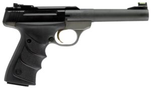 Browning 051448490 Buck Mark Practical *CA Compliant 22 LR 10+1 5.50" Taper Bull Barrel, Matte Black Serrated Steel Slide, Matte Gray Aluminum Frame & Black Ultragrip RX Grips