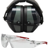 Champion Targets 40622 Eyes & Ears Combo 26 dB Over the Head Passive Muff & Shooting Glasses Black/Gray