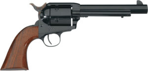 Taylors & Company 550428 1873 Cattleman 44 Rem Mag Caliber with 6" Barrel, 6rd Capacity Cylinder, Overall Blued Finish Steel & Walnut Army Size Grip