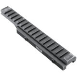 Weaver Mounts 99673 Flat Top Riser Rail Black Anodized 0 MOA