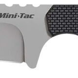 Cold Steel 49HTF Tac Mini 3.75" Fixed Plain Tanto Japanese AUS-8A SS Blade/ Black Griv-Ex Handle