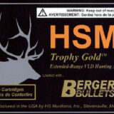 HSM 300WBY210VLD Trophy Gold Extended Range 300 Wthby Mag 210 gr Berger Hunting VLD Match 20 Per Box/ 20 Case