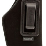 Bulldog DIP7 Deluxe IWB Black Suede Like Belt Clip Fits Glock 19/2.50-3.75" Barrel Right Hand
