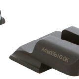 AmeriGlo SW141 i-Dot Sight Set for Smith & Wesson M&P Shield Green Tritium White Outline Front Sight-Green Tritium Rear Sight