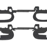 Rugged Gear 10075 Gun Rack Overhead Black Steel Holds 2 Rifle/Shotgun