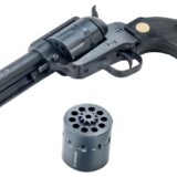 Chiappa Firearms CF340155D SAA 1873 Medium Frame 22 LR 22 WMR 10 Shot, 4.75" Blued Steel Barrel, Blued Steel Frame, Blued Cylinder, Black Polymer Grip, Exposed Hammer