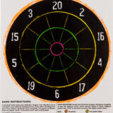 Champion Targets 45825 VisiColor Dartboard Hanging Paper Multi Color 11"x14" Dart Board 10 Pack