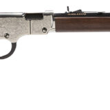 Henry H004SE Silver Eagle Full Size 22 Short/ 22 Long/ 22 LR (16 LR/21 Short) 20" Blued Barrel, Nickel-Plated Metal Finish, American Walnut Stock Right Hand