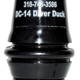 Haydel's Game Calls DC14 Diver Duck  Open Call Attracts Ducks Black Acrylic