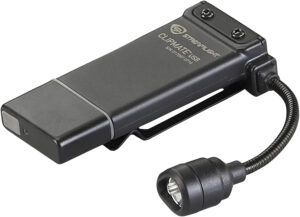 Streamlight 61126 ClipMate USB Clip-On Light Black 0.2/0.5/10/70 Lumens White/Red LED