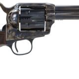 Taylors & Company 4107DE Smoke Wagon Deluxe 357 Mag 6rd 4.75" Blued Cylinder & Barrel Color Case Hardened Steel Frame Checkered Walnut Grip (Taylor Tuned)