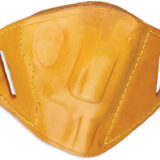 Bulldog MLTRS Molded OWB Tan Leather Belt Slide Fits S&W J Frame Fits 2-4" Barrel Right Hand