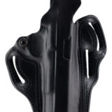 DeSantis Gunhide 001BAB2Z0 Thumb Break Scabbard OWB Black Leather Belt Slide Fits Glock 17 Fits Glock 22 Fits Glock 31 Right Hand