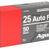 Aguila 1E252110 25ACP 50gr Full Metal Jacket 50 Per Box/20 Case