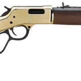 Henry H006MR327 Big Boy Carbine Full Size 327 Federal Mag 7+1 16.50" Blued Octagon Barrel, Brass Polished Brass Receiver, American Walnut Wood Stock Right Hand