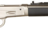 Taylors & Company 220090 1886 Ridge Runner Take Down 45-70 Gov Caliber with 4+1 Capacity, 18.50" Barrel, Matte Chrome Metal Finish & SoftTouch Black Synthetic Stock Right Hand (Full Size)