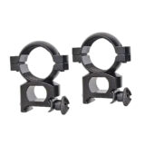 Traditions A799DS Quick Peep Matte Black 1"