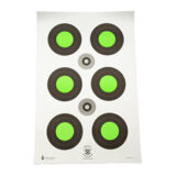 ACTION TGT TRIDENT BLSEYE GRN 100PK