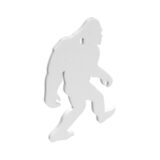 B/C AR500 3/8" SILHOUETTE YETI WHT