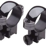 BURRIS MED 1" .22 RINGS DLX STEEL BK
