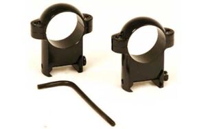 BURRIS HIGH 1" ZEE RINGS BLK