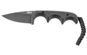 CRKT DROP POINT 2.16" BLACK W/SHEATH