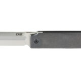 CRKT MINIMALX GRAY 2.19" PLAIN EDGE