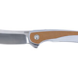CRKT PADAWAN BROWN 3.01" PLAIN EDGE