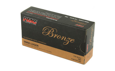 PMC BRNZ 9MM 115GR FMJ 50/1000 - Image 3