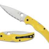 SPYDERCO NATIVE CHF SALT LW YLW SRTD