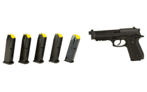 TAURUS PT92 9MM 5" 18RD BUNDLE BLK