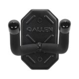 Allen Defender Double Hooks with Metal Mounting Plate Black