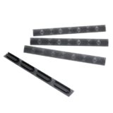 Ergo Modular Wedgelok Rail Covers Graphite Grey 4/ct