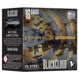 Federal Black Cloud Waterfowl Shotshells 16ga 2-3/4" 7/8oz 1450fps #2 25/ct