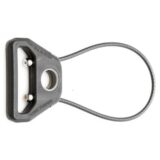 Blue Force Gear Molded Universal Wire Loop Sling Attachment Push Button 2.75" Black