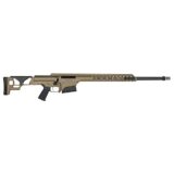 Barrett SMR MRAD Fixed Stock Rifle .308 Win 10rd Magazine(1) 24' Fluted Barrel FDE Finish